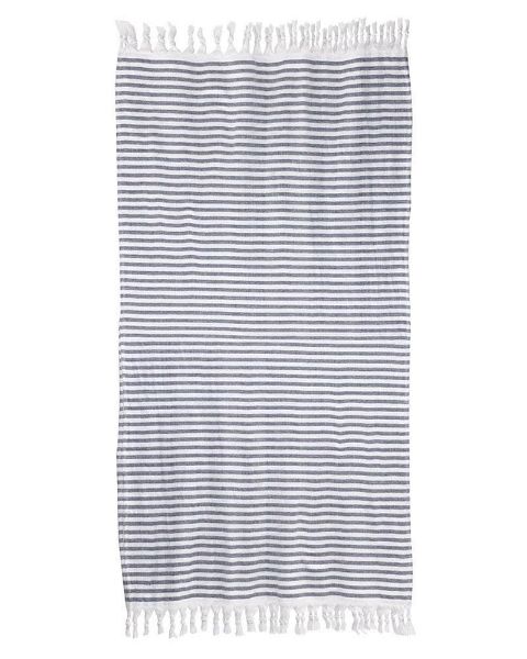 Εικόνα της Inart Ble Πετσέτα Θαλάσσης Γκρι 180x90εκ. 5-46-807-0053