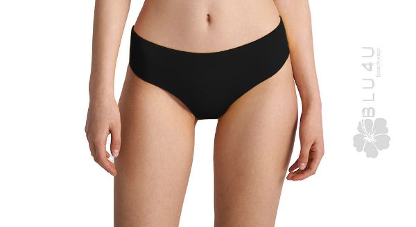 Εικόνα της Blu4u Μαύρο Bikini Slip Μαγιό.