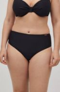 Εικόνα της Ysabel Mora Μαύρο Ψηλόμεσο Slip Μαγιό.