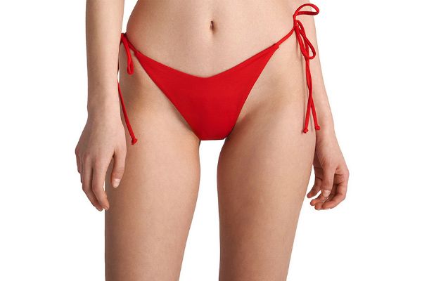 Εικόνα της Blu4u Κόκκινο Bikini Slip Δετό.