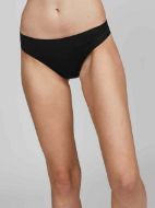 Εικόνα της Gisela μαγιό σλιπ μαύρο, σφιχτό, χωρίς ραφές.