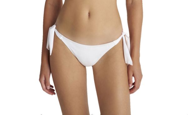 Εικόνα της Blu4u Bikini Slip Λευκό Με Πλαϊνά Δεσίματα.