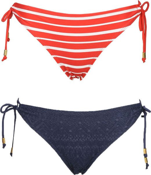 Εικόνα της 2 ΤΕΜΑΧΙΑ Dorina Valencia Mix Μπλε/Κόκκινο ριγέ.