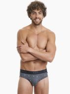 Εικόνα της Walk Σλιπ από bamboo Ανθρακί με σχέδιο.