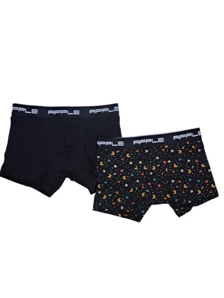 Εικόνα της 2Pack Apple Boxer Μαύρο/Μαύρο Pacman.