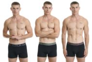 Εικόνα της Walk Ανδρικά Μποξεράκια Μαύρο 3Pack W1753-4-020202