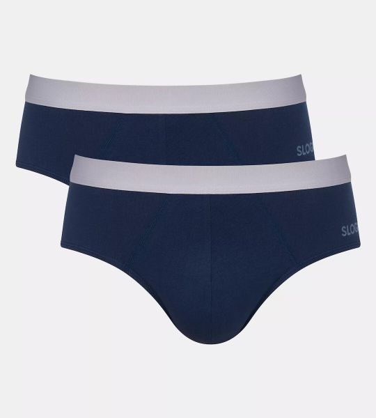 Εικόνα της 2Pack Sloggi Men Go ABC Slip Midi Μπλε Βαμβακερά.