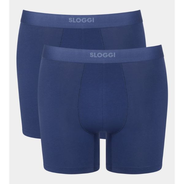 Εικόνα της 2 Pack Sloggi Μπλε Short Boxer.
