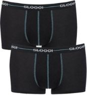 Εικόνα της Sloggi Ανδρικά Μποξεράκια Μαύρα 2Pack 10206968-0004