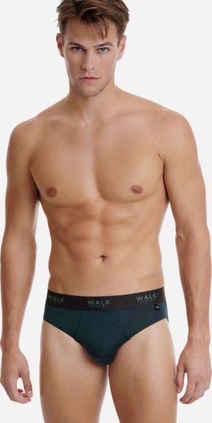 Εικόνα της Walk Bamboo Ανδρικό Σλιπ Πράσινο Μονόχρωμο W1775-40