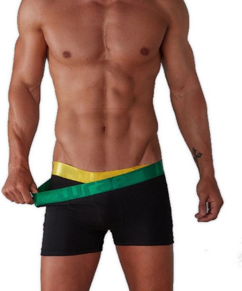 Εικόνα της 2 ΤΕΜΑΧΙΑ CuWrap μαύρα boxer.