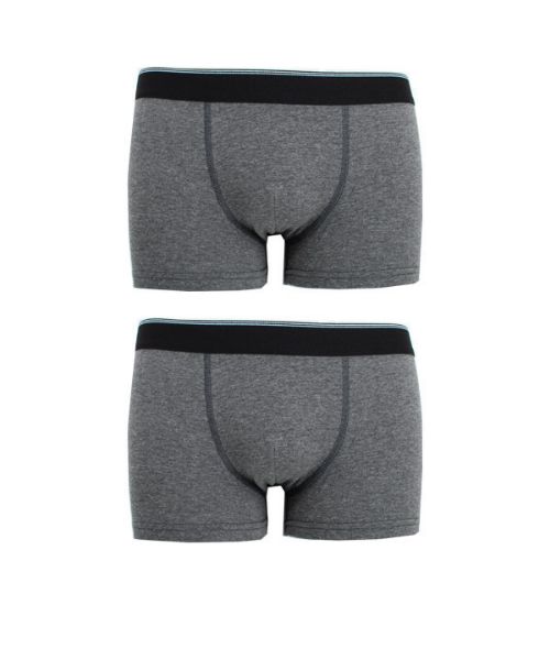 Εικόνα της Ανδρικά Boxer Anthracite Μονόχρωμα 2Pack RB102-02-12