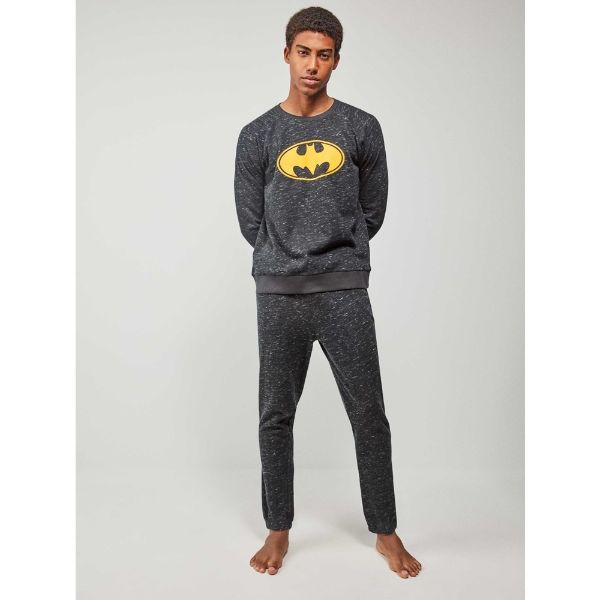 Εικόνα της Gisela Χειμερινή Ανδρική Πιτζάμα Βαμβακερή Μαύρη Μελανζέ 2/20244