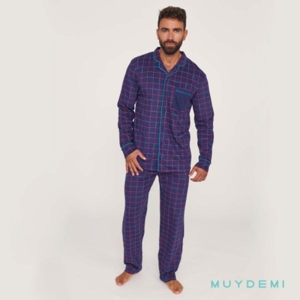 Εικόνα της Muydemi Χειμερινή Ανδρική Πιτζάμα MULTICOLOR 370018