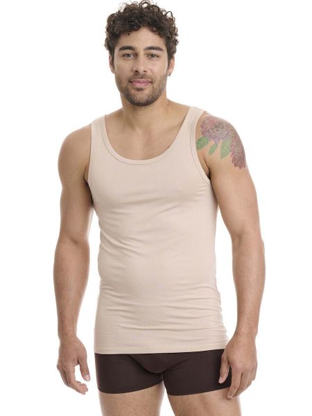 Εικόνα της Walk Ανδρική Φανέλα Αμάνικη σε Μπεζ Χρώμα W1992_19