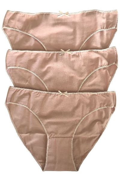 Εικόνα της IDER Βαμβακερά Γυναικεία Slip 3Pack ΜΠΕΖ 3083-3P