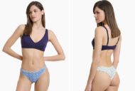 Εικόνα της 2Pack Walk Brazil Rio Slip Σιέλ/Εκρού Με Σχέδια.