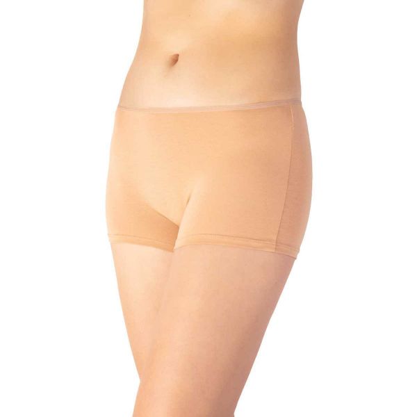 Εικόνα της Elite Form Βαμβακερό Γυναικείο Boxer Μπεζ 994