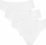 Εικόνα της 3 ΤΕΜΑΧΙΑ Sloggi 24/7 Tai γυναικεία εσώρουχα λευκά. (96%Βαμβάκι-4%Elastane).