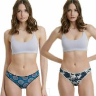 Εικόνα της Walk Tai Bamboo Γυναικεία Slip 2Pack Μπλε W2012-56