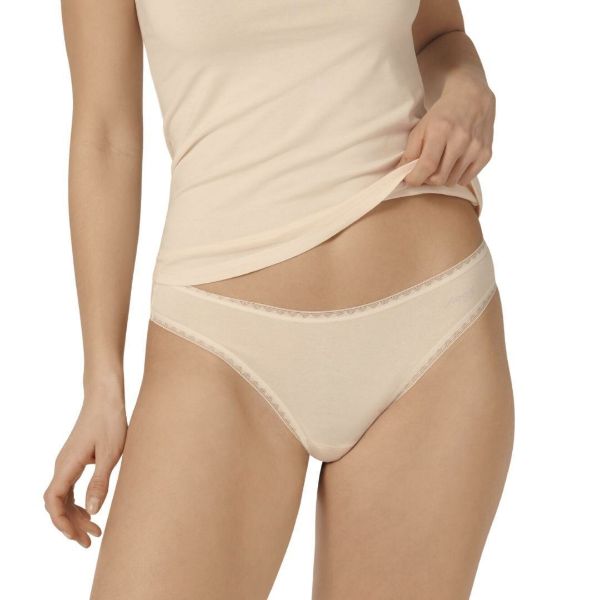 Εικόνα της Sloggi Go Βαμβακερά Γυναικεία Brazil 2Pack με Δαντέλα Ροζ 10207355-00CS