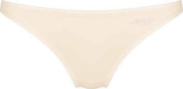 Εικόνα της Sloggi Go H Mini Βαμβακερά Γυναικεία Slip 2Pack Μπεζ 10207411-00CS