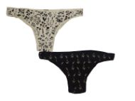 Εικόνα της 2 Pack Walk Bamboo Brazilian Εκρού/Μαύρο Εμπριμέ.