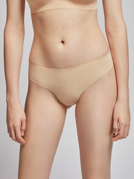Εικόνα της Μπεζ Invisible Brazilian Briefs (Microfibre).