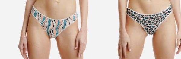 Εικόνα της 2 ΤΕΜΑΧΙΑ ΓΥΝΑΙΚΕΙΑ SLIP BAMBOO ΜΕ ΣΧΕΔΙΟ.