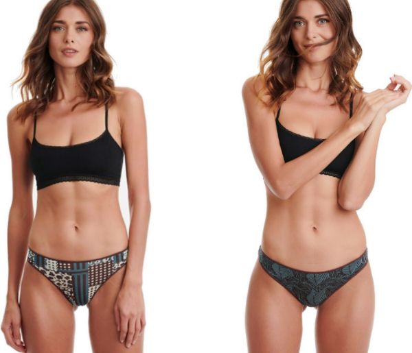 Εικόνα της 2 Brazilian Walk Bamboo γυναικεία εμπριμέ.