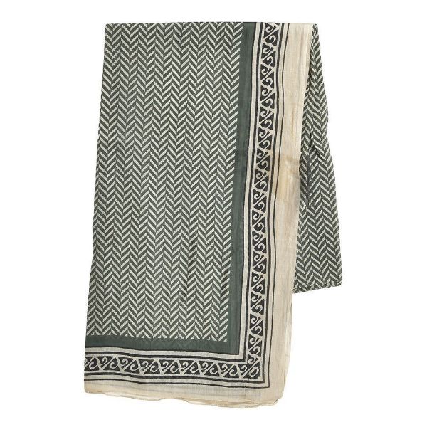 Εικόνα της BLE RESORT COLLECTION ΦΟΥΛΑΡΙ/ΠΑΡΕΟ ΧΑΚΙ/ΜΑΥΡΟ 100X180 (100%COTTON).