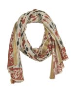 Εικόνα της BLE ΦΟΥΛΑΡΙ/ΠΑΡΕΟ ΜΑΥΡΟ/ΚΟΚΚΙΝΟ ΜΕ ΧΡΥΣΗ ΜΠΟΡΝΤΟΥΡΑ ΚΑΙ ΨΑΡΑΚΙΑ 100X180 (100%COTTON)(ΚΩΔ.: 5-43-843-0036)