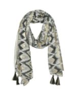 Εικόνα της BLE ΦΟΥΛΑΡΙ/ΠΑΡΕΟ ΜΑΥΡΟ/ΓΚΡΙ ΜΕ ΧΡΥΣΕΣ ΛΕΠΤΟΜΕΡΕΙΕΣ 100Χ180.