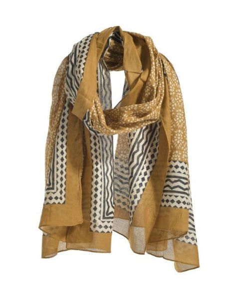 Εικόνα της BLE RESORT COLLECTION ΦΟΥΛΑΡΙ/ΠΑΡΕΟ ΜΟΥΣΤΑΡΔΙ/ΜΑΥΡΟ 100X180 (100%COTTON).