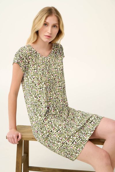 Εικόνα της Vamp Καλοκαιρινό Γυναικείο Νυχτικό Green Ivy 22033
