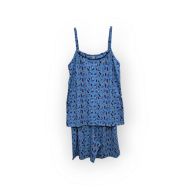 Εικόνα της Γιώτα Σιέλ Βαμβακερό Γυναικείο Babydoll Εμπριμέ .