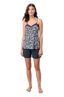 Εικόνα της Vamp Καλοκαιρινό Γυναικείο Σετ Πιτζάμας Πολύχρωμο 18173 18173