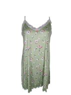 Εικόνα της Elite λαχανί φλοράλ νυχτικό με ράντα.