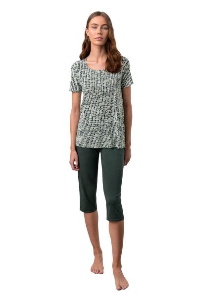 Εικόνα της Vamp Καλοκαιρινό Γυναικείο Σετ Πιτζάμας Green Emerald 18137