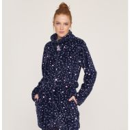 Εικόνα της Muydemi Χειμερινή Γυναικεία Fleece Ρόμπα Μπλε 274324