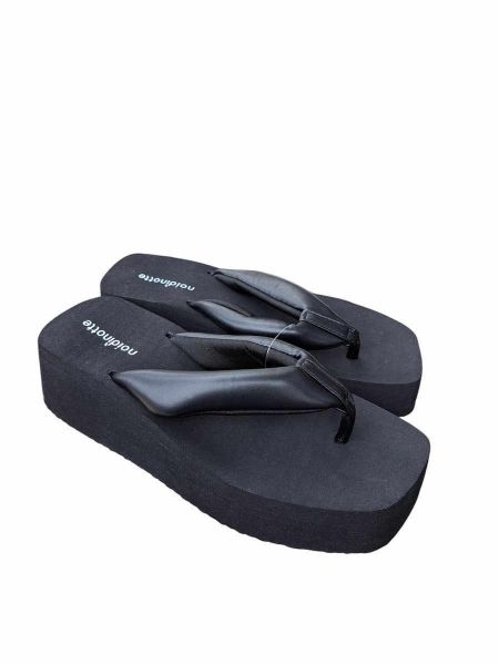 Εικόνα της Noidinotte Μαύρες Ψηλές Σαγιονάρες.