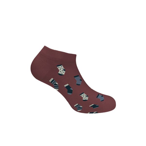 Εικόνα της Walk Γυναικείες Κάλτσες με Σχέδια Μπορντό W134-10-61