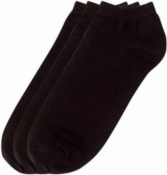 Εικόνα της ME-WE 1-1400 Γυναικείες Μονόχρωμες Κάλτσες Μαύρες 3Pack