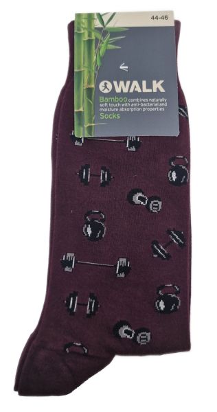 Εικόνα της Walk Ανδρικές Κάλτσες Γκρένα W304-40-27