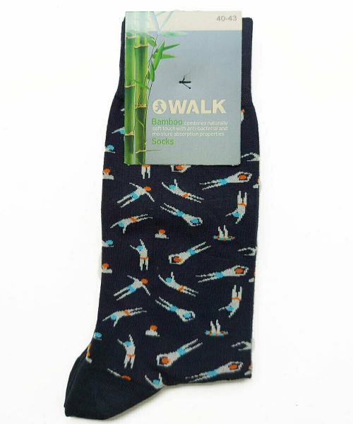 Εικόνα της Walk Ανδρικές Κάλτσες με Σχέδια Μπλε W304-28-75