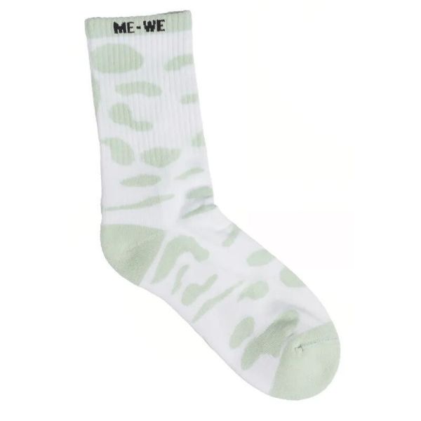 Εικόνα της Me-We Πετσετέ Λευκές/Μέντα Γυναικείες Κάλτσες.