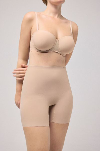 Εικόνα της Ysabel Mora Μπεζ Λαστέξ Με Πόδι Χωρίς Ραφές.