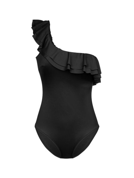 Εικόνα της Dorina Cap Cana Μαύρο Ολόσωμο Μαγίο Με Φραμπαλά & Ένα Ώμο.