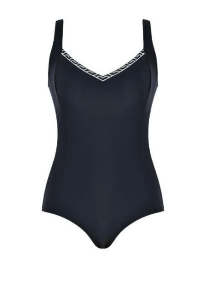 Εικόνα της Naturana Μαύρο Ολόσωμο Μαγίο Με Cups / Cup D.