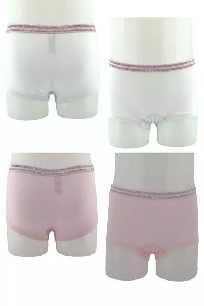 Εικόνα της IDER Παιδικό Σετ με Μποξεράκια Ροζ/Λευκό 31042P 2τμχ